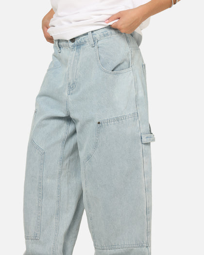 Carre Baggy Work Jeans Light Blue Wash