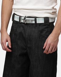 Loiter Star Born Belt Green Plaid