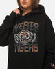 Bleacher Athletic Wests Tigers NRL Adult Club Wreath Hoodie Black