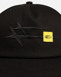Loiter Hybrid Snapback Cap Black