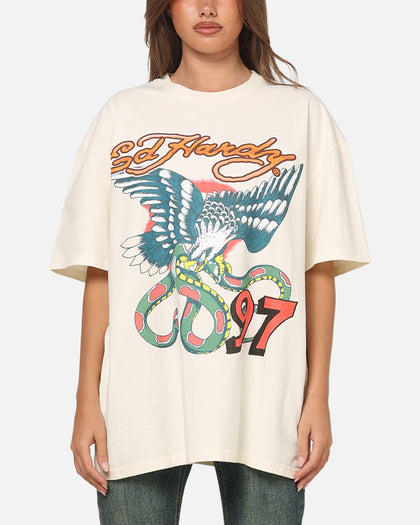 Ed Hardy Hardy Motors T-Shirt Off White