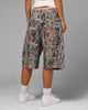Loiter Biker Jorts Real Tree Camo