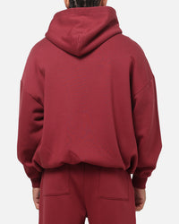 Carre Rivet Hoodie Burgundy