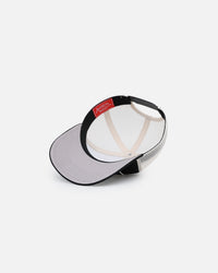 American Needle Twill Valin Patch Trucker Snapback Ivory/Black