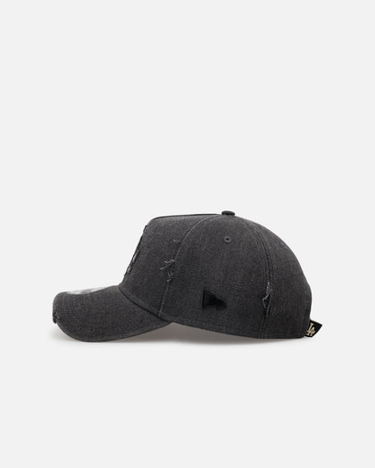 New Era Los Angeles Dodgers 'Patent Leather' 9FORTY A-Frame Strapback Washed Black