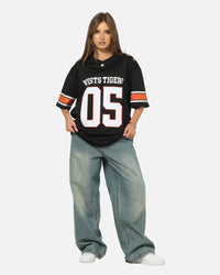 Bleacher Athletic Wests Tigers NRL Gridiron Mesh Jersey Official Team Color