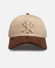 New Era New York Yankees 'Oat Brown Suede' 9FORTY A-Frame Snapback Brown
