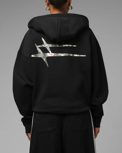Loiter Ultra Hybrid Zip Hoodie Black/Camo