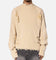 MNML Distressed Crop Knit Sweater Khaki