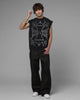 Loiter Cyber Cross Vintage Muscle T-Shirt Black