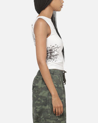 Ed Hardy Women's Koi Tank White