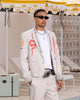 Loiter Western Blazer Jacket Off White