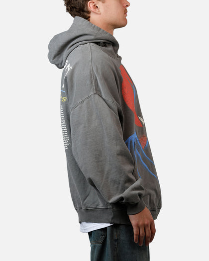 73Studio X DC Batman Hoodie Washed Charcoal