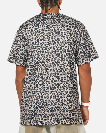 Majestic Athletic New York Yankees Leopard Baseball Button Up Shirt Leopard