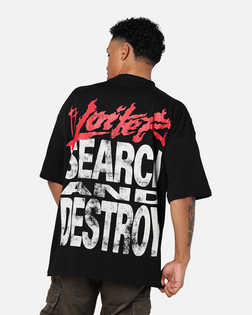 Loiter Search And Destroy Oversized T-Shirt Black