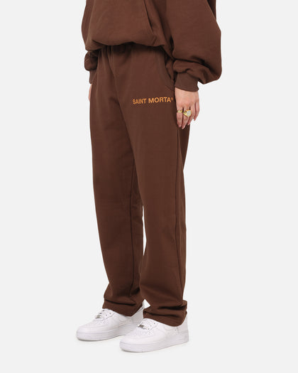 Saint Morta Sacred Script Track Pants Brown