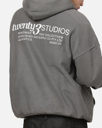XXII Collectives Hoodie Charcoal/White
