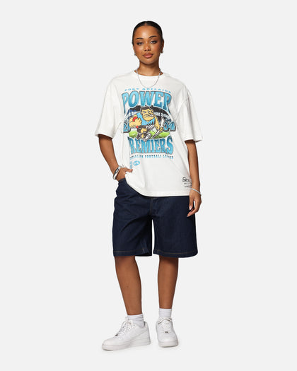 Mitchell & Ness Port Adelaide Power Mascot T-Shirt Vintage White