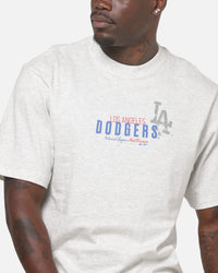 Mitchell & Ness Los Angeles Dodgers National League Crop T-Shirt Silver Marle