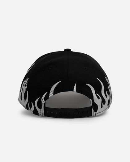 New Era Oakland Athletics 'Metallic Flames' 9FORTY A-Frame Snapback Black/Silver