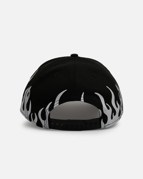 New Era Oakland Athletics 'Metallic Flames' 9FORTY A-Frame Snapback Black/Silver