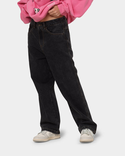 X-Large Bull Denim 91 Pants Washed Black