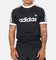 Adidas 3-Stripes Ringer T-Shirt Black