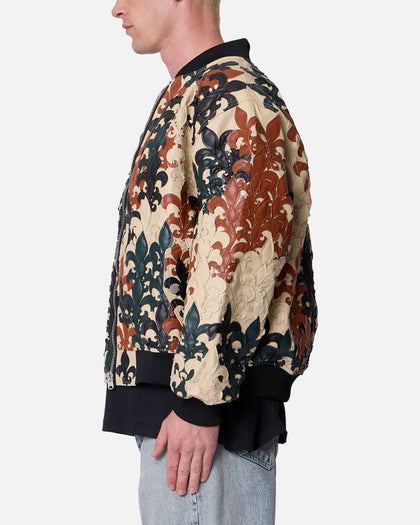 MNML Fleur De Lis Bomber Jacket Multi