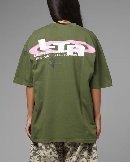 Loiter Shadowmark T-Shirt Olive Green
