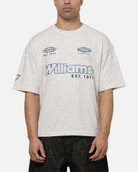 Outerstuff X Atlassian Williams F1 Racing Crown T-Shirt Silver Marle