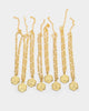 Raising Hell Women's Letter Anklet Gold
