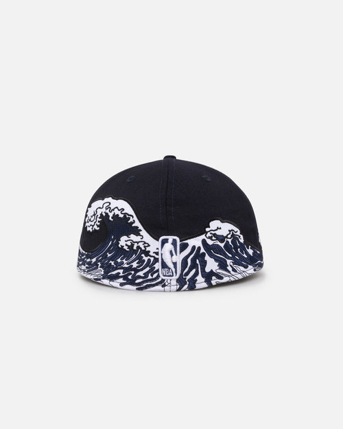 New Era Chicago Bulls "Wave" 59FIFTY Fitted Navy/White