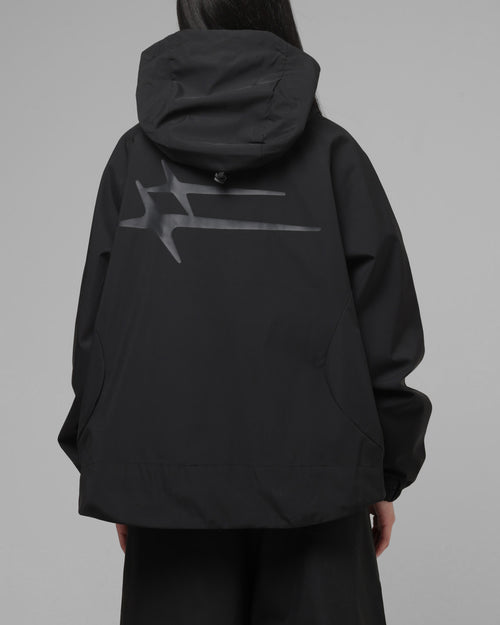 Loiter Ultra Hybrid Windbreaker Jacket Black