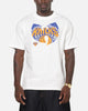 Mitchell & Ness New York Knicks X Wu Tang Logo T-Shirt Vintage White