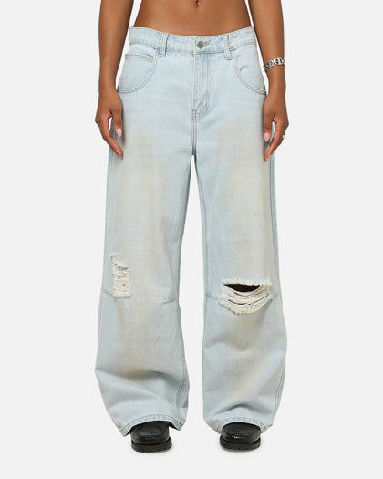 Saint Morta Amplus Distressed Jeans Light Dirty Denim