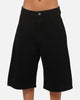 Ed Hardy Dragon Rhinestone Jorts Black