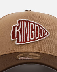 New Era Kansas City Chiefs 'Thanksgiving Football' 9FORTY A-Frame Snapback Khaki