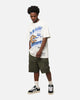 Mitchell & Ness North Melbourne Kangaroos Mascot Character T-Shirt Silver Marle