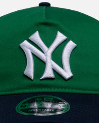 New Era New York Yankees 'Coop Two-Tone' 9FORTY A-Frame Unstructured Snapback Green/Navy