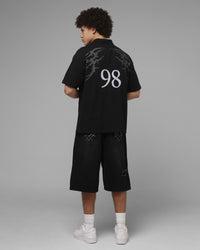 Loiter Cyber Polo T-Shirt Black