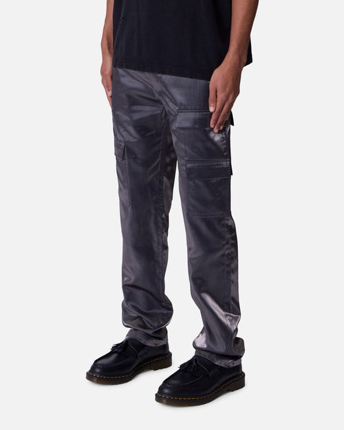 MNML Patent Shine Pants Black