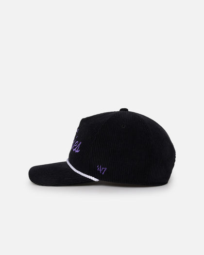 47 Brand Colorado Rockies 'MLB Opening Day' Corduroy Crossrope Hitch Snapback Black