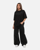 Carre Applique T-Shirt Solid Black