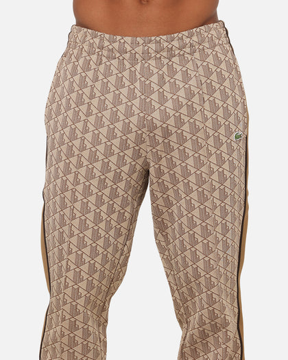 Lacoste Monogram Track Pants Croissant/Cookie