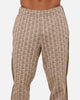 Lacoste Monogram Track Pants Croissant/Cookie