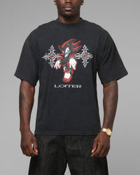 Loiter x Sonic Chrome Shadow T-Shirt Black