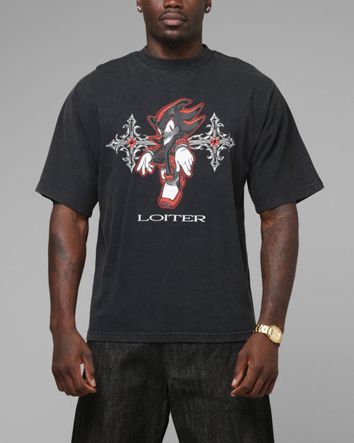 Loiter x Sonic Chrome Shadow T-Shirt Black