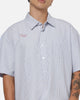 Carre District Woven Button Up Shirt Dusty Blue