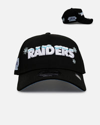 New Era Las Vegas Raiders 'Cold As Ice' 9FORTY A-Frame Snapback Black
