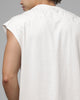 Loiter Cyber Applique Muscle T-Shirt White